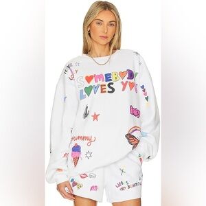 The Mayfair Group Mayfair x ISCREAMCOLOUR Somebody Loves You Sweatshirt